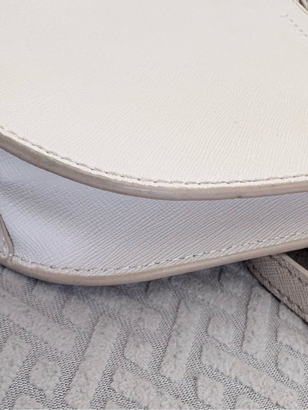 LO & SONS Cream Napa leather Waverly 2 Large convertible Crossbody/belt bag - Picture 10 of 12
